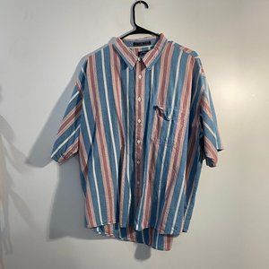 Vintage Dockers Short-Sleeve Button-Up, Summer/Boat/BBQ. Men’s Size XL.